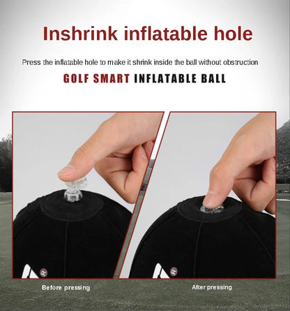 PGM Inflatable Golf Smart Ball Trainer - Portable Swing Arm Corrector, Posture Training Aid & Golf Accessory