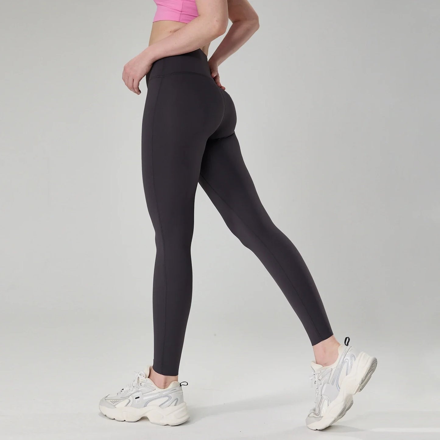 Women’s Lycra Four-Way Stretch Yoga Pants – High Waist Seamless Sports Leggings, T-Line Free Gym Fitness Wear