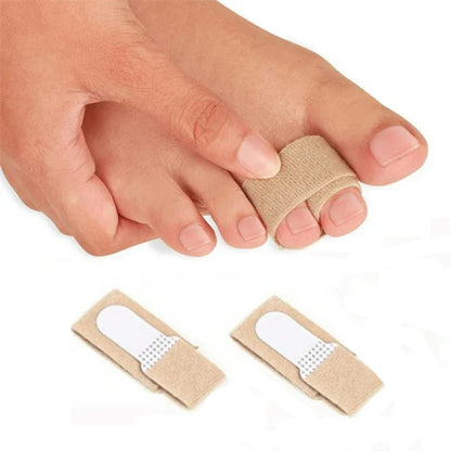 Toe & Finger Straightener Tape – Hammer Toe, Hallux Valgus Corrector Bandage with Separator Splint Wraps, Foot Care Supply