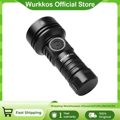 Wurkkos TS11 Mini 2000LM Flashlight - USB-C Rechargeable 18350 SFT40 EDC Torch with RGB, IP68 & Anduril 2.0