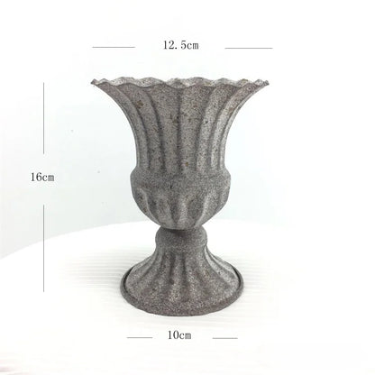 Retro Wrought Iron Flower Pots — Wedding, Dried Flower & Home Decoration Vases for Hotel & Event