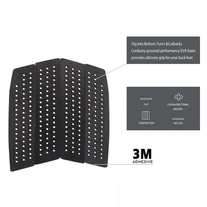 EVA Surfboard Traction Pad – Anti-Slip Tail Pad & Foam Deck Pad for SUP and Surfing