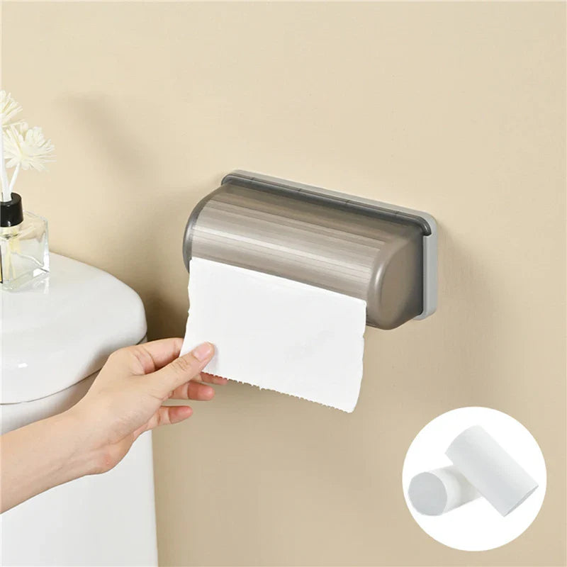 Wall-Mounted Trash Bag Storage Box – Plastic Garbage Bag Dispenser for Kitchen, Bathroom, and Home Organization