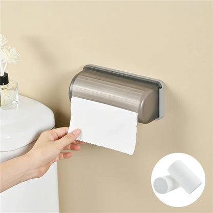 Wall-Mounted Trash Bag Storage Box – Plastic Garbage Bag Dispenser for Kitchen, Bathroom, and Home Organization