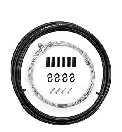 RGO Bicycle Brake Cable Housing Set — MTB Mountain Bike Derailleur & Shifter Cable with Caps