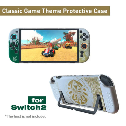 Hard Shell Protective Case for NS Switch 2 — Dockable Thin Cover Skin Game Console Accessory