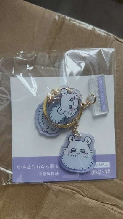 Chiikawa Hachiware USAGI Momoka Acrylic Keychain – Cute Cartoon Pendant for Bags & Gifts