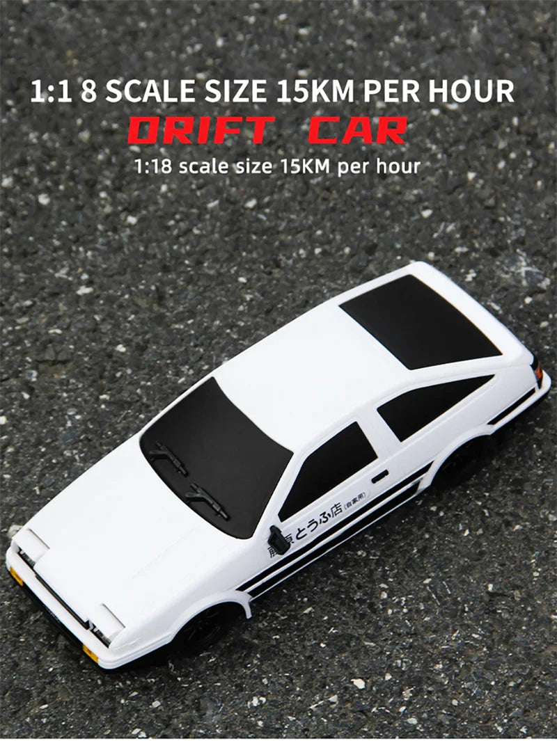 1:18 Skymaker AE86 & RX-7 FC RC Drift Cars with 2.4G Remote, ESP Gyroscope & LED Lights – Mini Racing Toy Cars