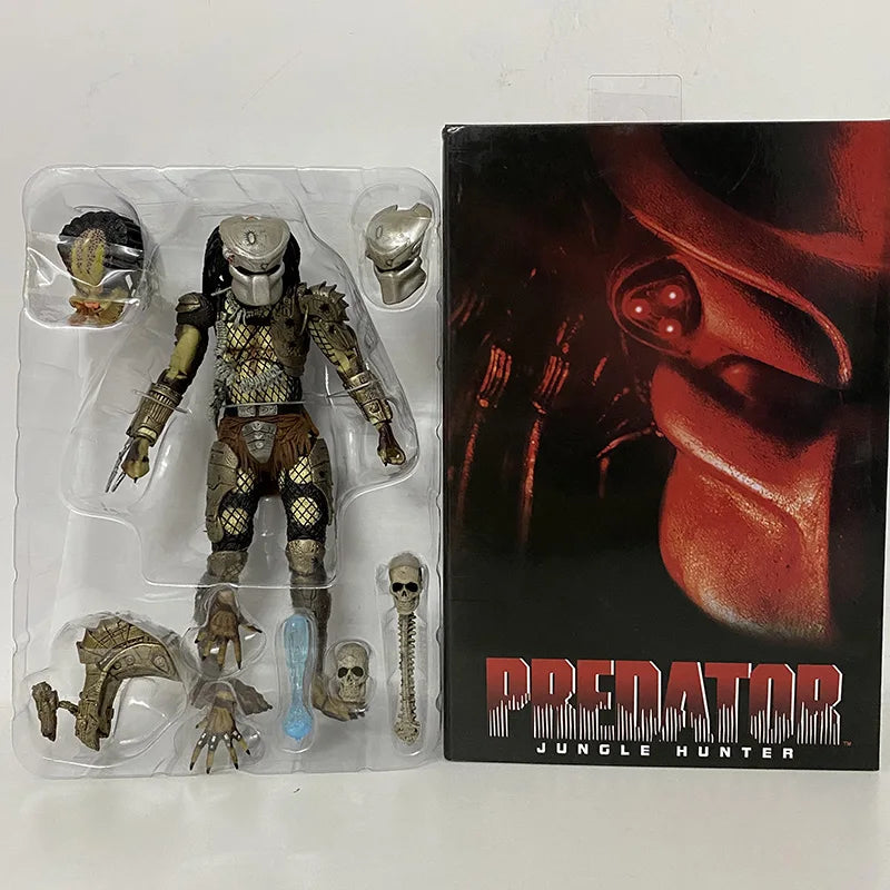 NECA Jungle Hunter Predator Action Figure – Alien Collectible Model, Joint Movable Doll, New Year Gift for Children