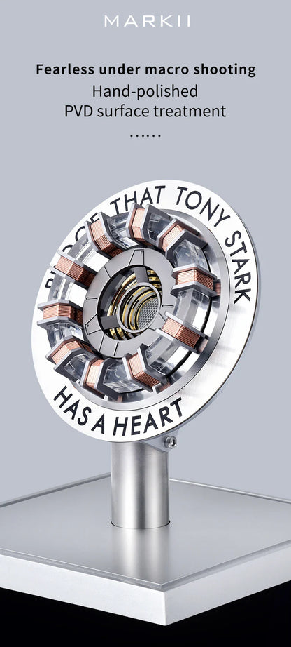 New Sale: Iron Man MK1 & MK2 Arc Reactors – Tony Stark's Mark Armor Heart with LED Lights, 1:1 Chest Lamp Toy Figure