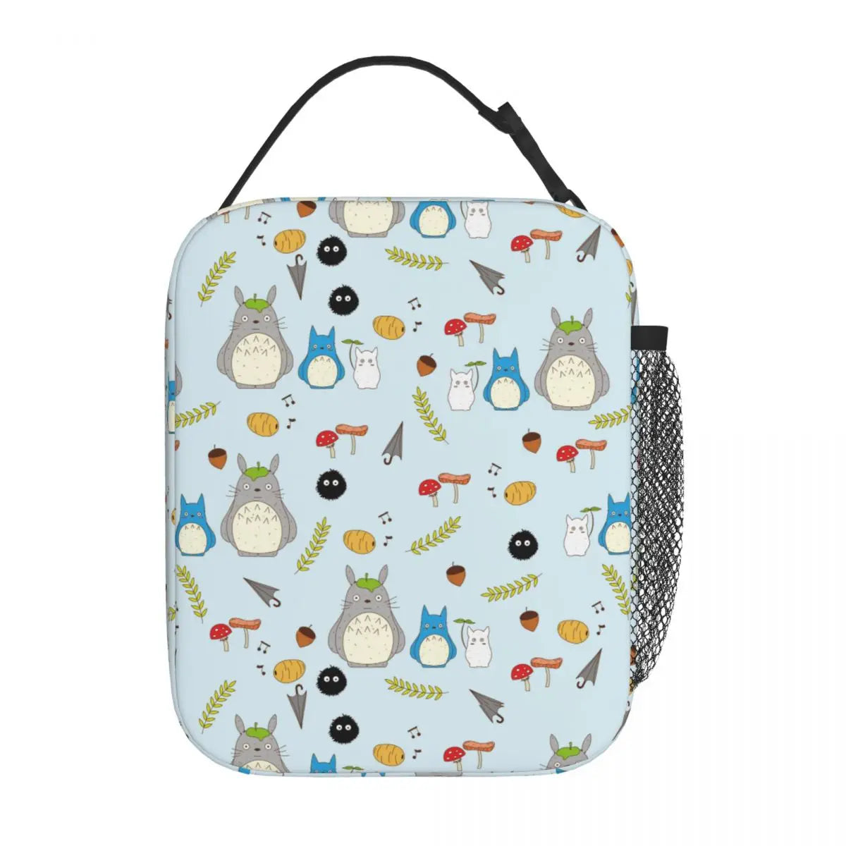 Totoro Miyazaki Anime Insulated Lunch Tote Bag – Portable Thermal Cooler for School & Office