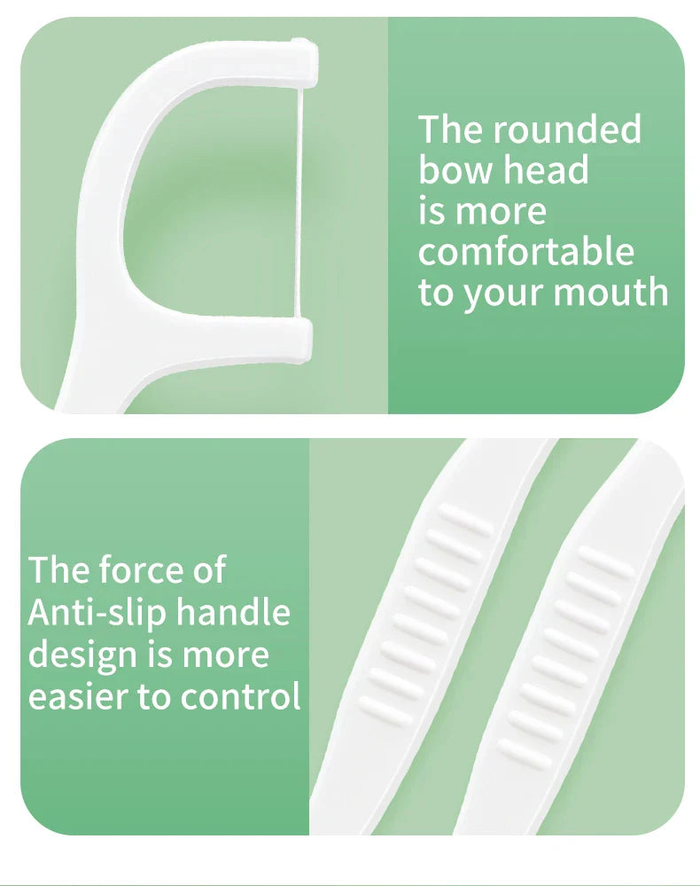 50/150/300/600/1000 PCS Dental Floss Sticks - Oral Care Tools for Effective Cleaning