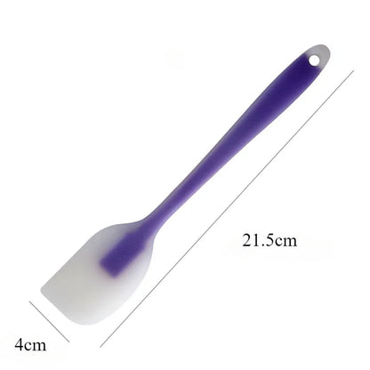 Food Grade Silicone Baking Spatula – Non-Stick Cream & Butter Scraper Kitchen Gadget for Cake & Pastry Cooking Use