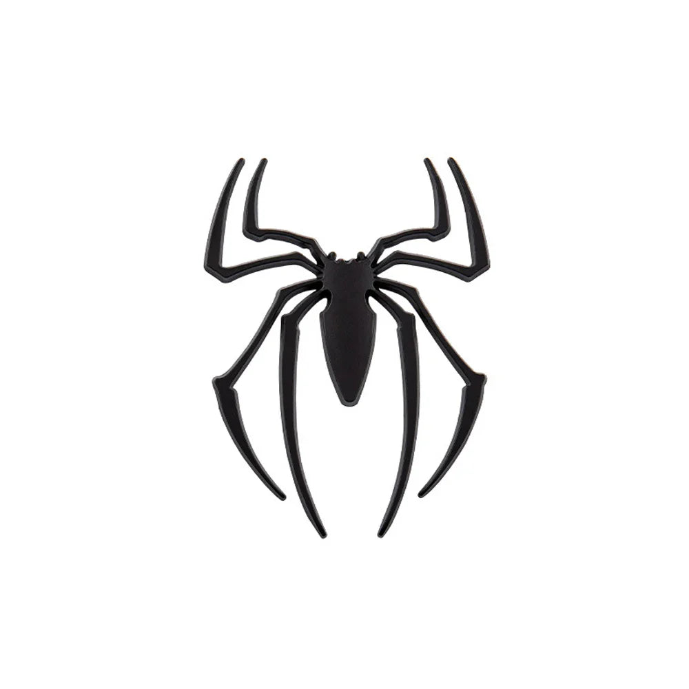 Universal 3D Metal Spider Car Sticker - Chrome Badge Emblem Decal for Auto Styling and Decoration - Exterior Car Accessories