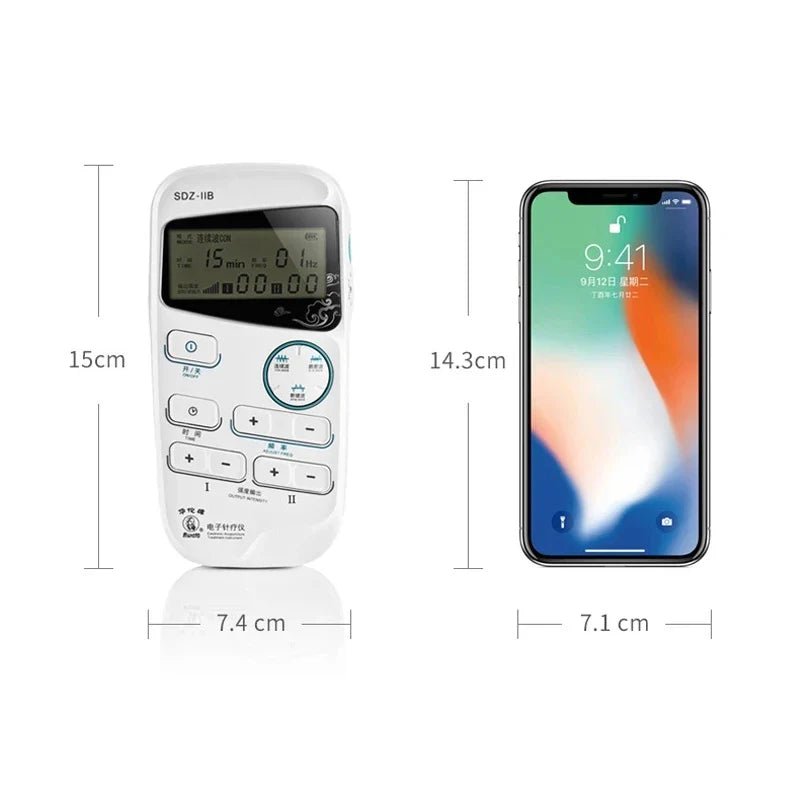 Pulse Massage TENS Unit – Dual Channel Pain Relief & Muscle Recovery, Electronic Acupuncture Treatment Device