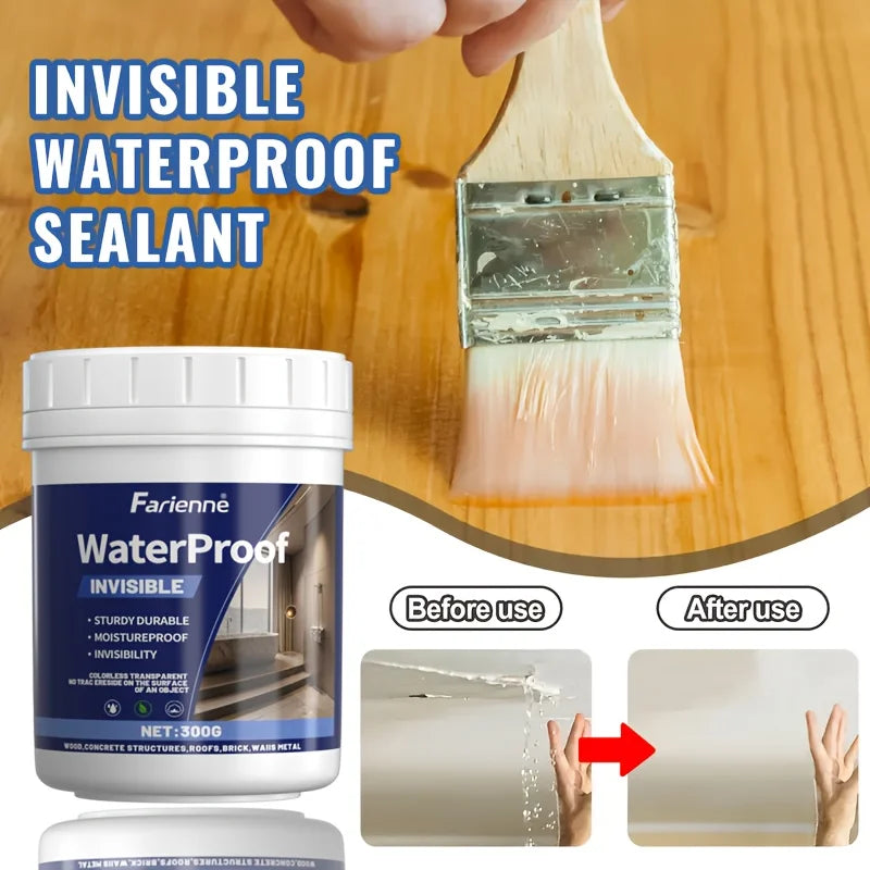 150g Transparent Waterproof Sealant - Nano Leak-Proof Crystal Clear Sealing Glue