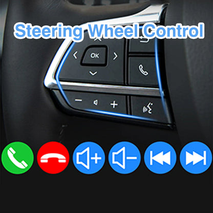 7" Wireless 2DIN Car Radio Stereo – HD Touchscreen CarPlay Android Auto Video Player with Bluetooth, FM & Rear View Camera