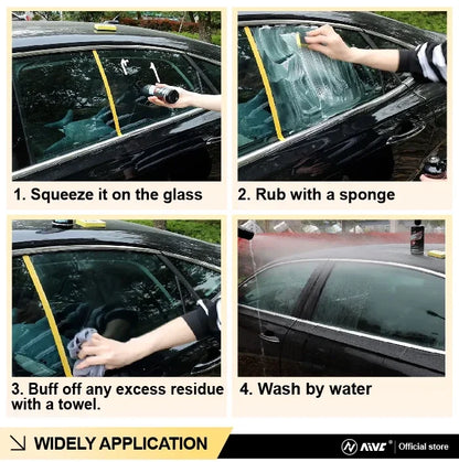 Glass Polishing Compound & Oil Film Remover – Car Windshield Deep Cleaning Paste for Clear Windows & Auto Detailing