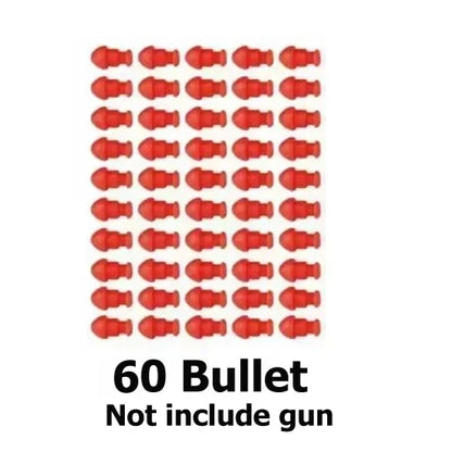 Building Block Toy Gun - Continuous Firing Shell Throwing Pistol with Blowback Design for Outdoor Play & Collectors