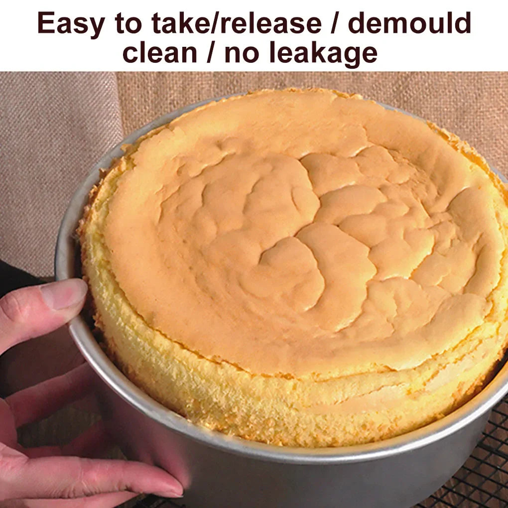 Tiered Round Cake Pan Set with Removable Bottom - 4/6/8/10/12 Inch Non-Stick Aluminum Alloy Baking Molds, Kitchen Tools