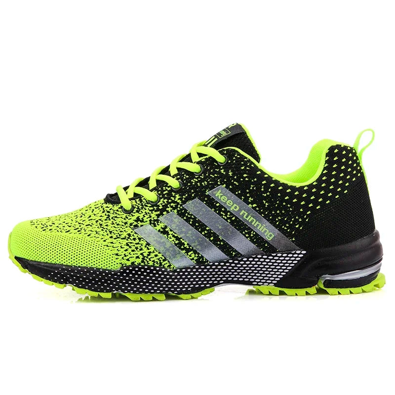 Men’s Air Cushion Running Shoes – Breathable Lightweight Marathon Sneakers for Athletic Training, Comfortable for Women