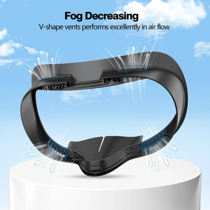 Oculus Quest 3S Face & Mask Pad — Sweat-Resistant PU Foam VR Accessory for Comfortable Gaming