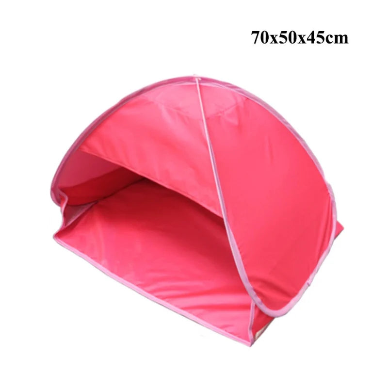 Beach Headrest Sunshade Tent – UV-Protecting Sunshelter, Automatic Open, Portable Outdoor Sunshade for Adults & Kids Camping