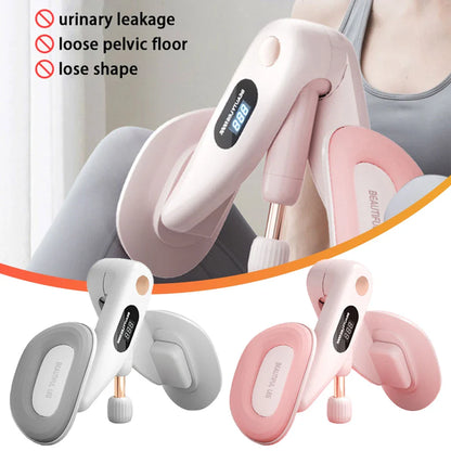 Thigh Master Pelvic Floor Trainer – Adjustable Resistance with Counter, Kegel Exercises Device for Women, Home Gym Muscle Trainer
