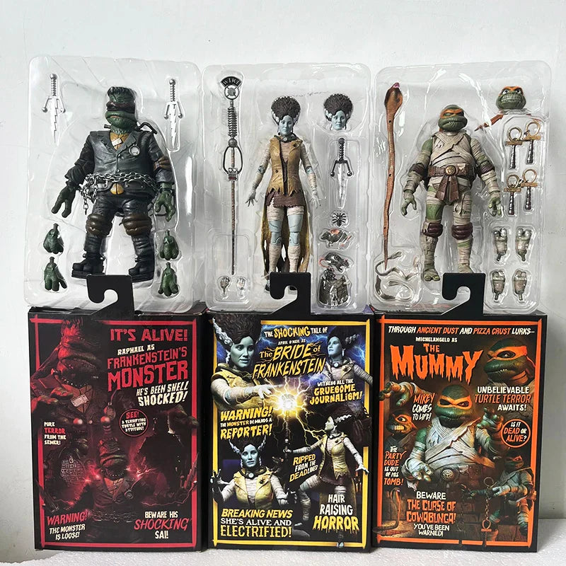 NECA Teenage Mutant Ninja Turtles Action Figures – Last Ronin Leonardo, April O’Neil, Casey Jones, Michelangelo, Raphael & More