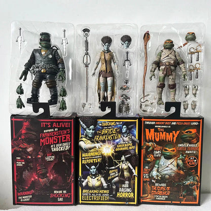 NECA Teenage Mutant Ninja Turtles Action Figures – Last Ronin Leonardo, April O’Neil, Casey Jones, Michelangelo, Raphael & More