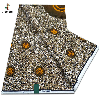 2026 African Ankara Wax Print Fabric - 100% Cotton Soft Dutch Hollandais Pagne for Dresses