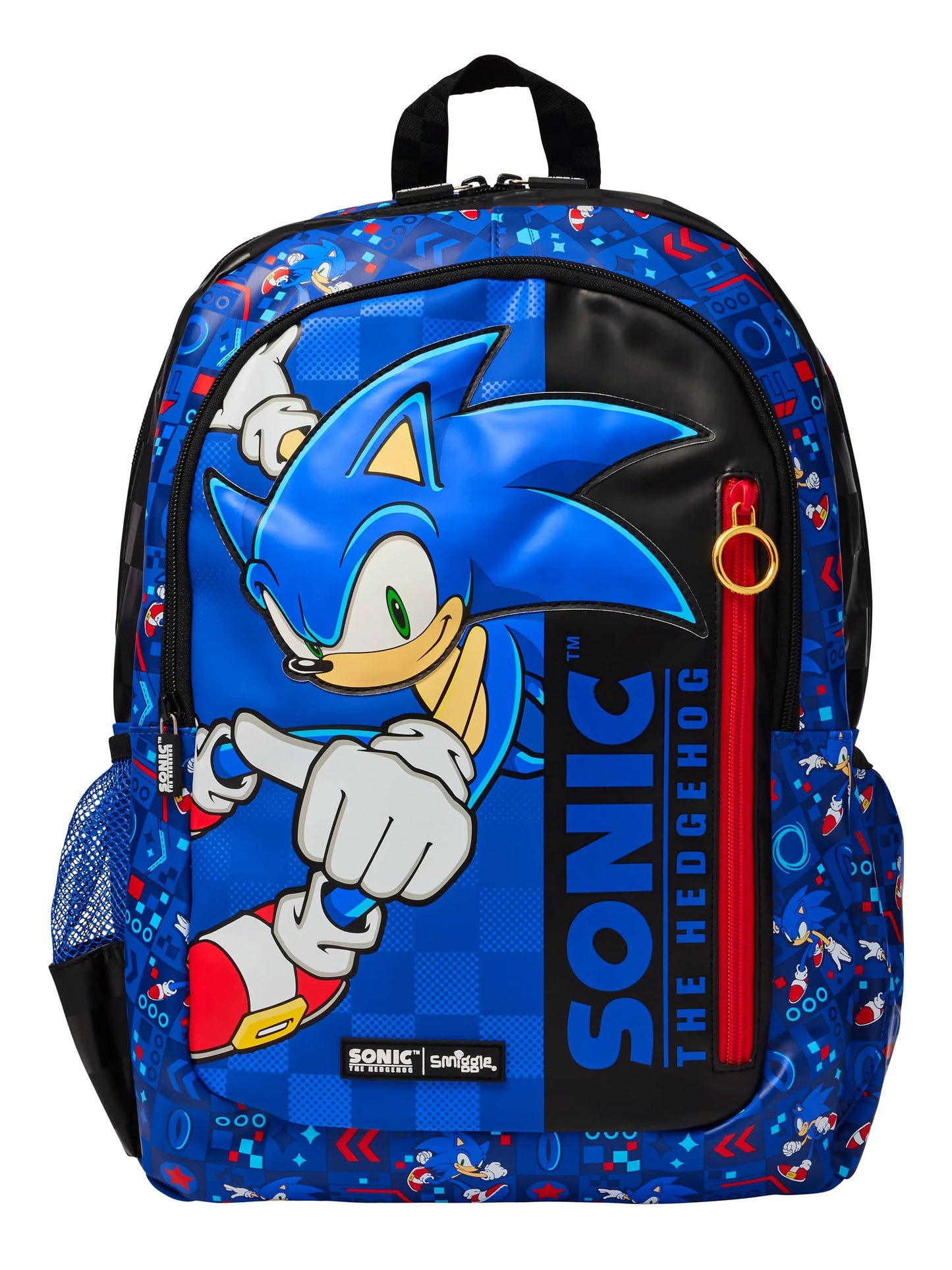 Australia Smiggle Sonic Cartoon Backpack – Kids School Bag Anime Student Gift