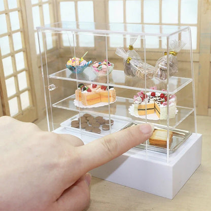 1/12 Miniature Dollhouse Cake – Pretend Play Dessert Toy for Blythe & BJD Dolls