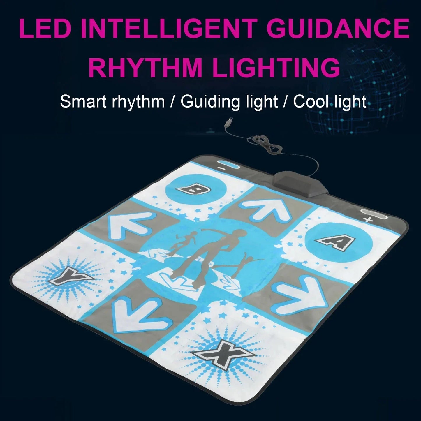 Non-Slip Dance Pad Mat for Wii Gamecube NGC DDR Video Games Dance Revolution