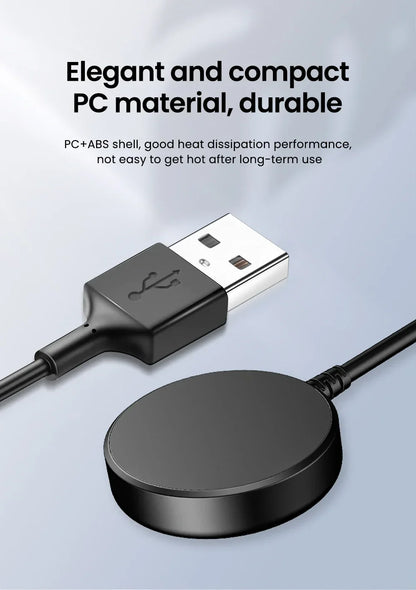 Magnetic Wireless Watch Charger – Fast Charging Dock for Samsung Galaxy Watch 8/7/6/5 Pro/5/4/3 Active 2, Portable Charging Station