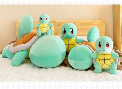 45cm Squirtle Plush Doll – Large Kawaii Pokémon Stuffed Turtle Pillow, Cute Christmas Gift Toy for Boys & Girls