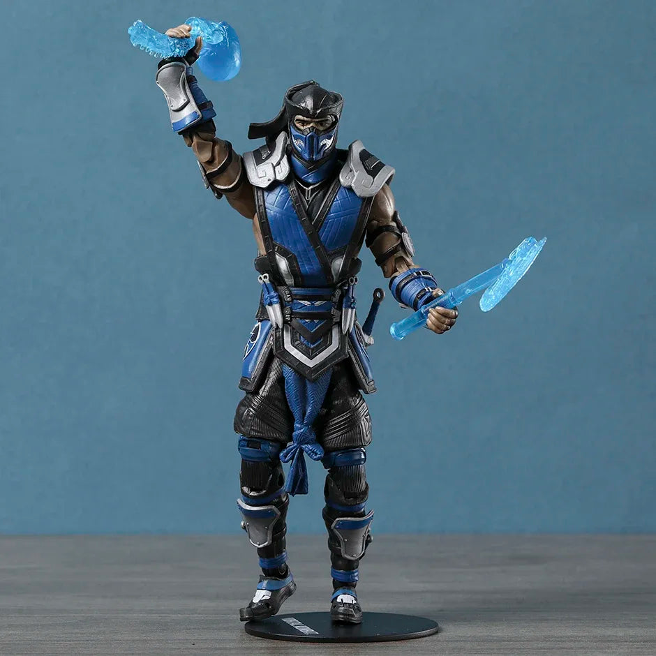 Scorpion & Sub-Zero Mortal Kombat 7" Action Figures – Exclusive Series 1 Movie Collectible Toy Dolls