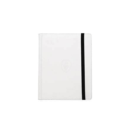 9-Pocket Trading Card Binder — Premium PU Cover Zip Card Holder Book, Durable Side-Loading Card Organizer