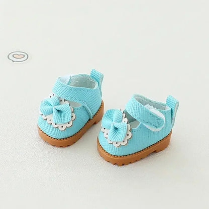 17cm LABUBU Cotton Doll Shoes - Casual Sports Footwear for Dolls, Accessories for Labubu Outfits (Only shoes)