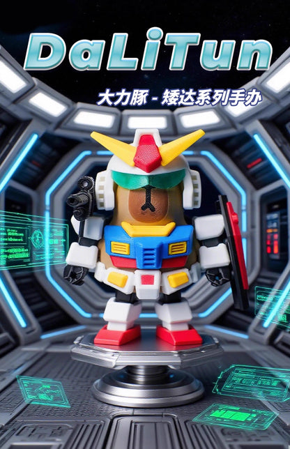 Cartoon Capibara Magnetic Mecha Armor Doll – Handmade Collectible Action Figure Toy, Creative Game Decoration
