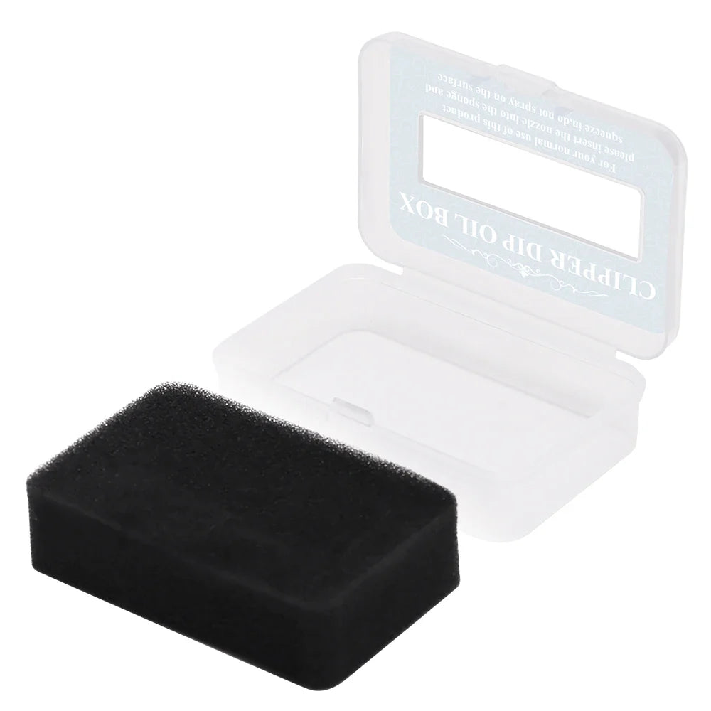 Lubricating Clipper Oil Box – Hair Blade Rust Prevention & Repair, Electric Push Barber Oil Storage Box