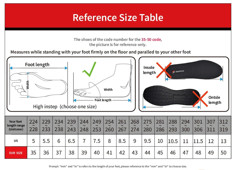 Baasploa Men’s Waterproof Hiking Shoes — Anti-Skid, Wear-Resistant Outdoor Travel Sneakers