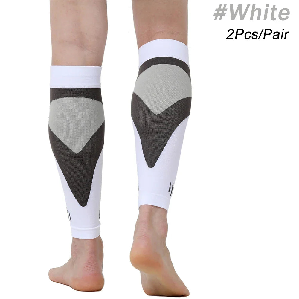 Compression Calf Sleeves for Men & Women – Footless Leg Support Socks for Running, Shin Splints & Pain Relief