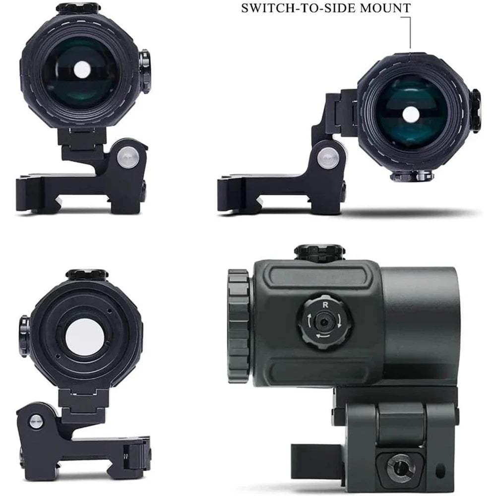 558+G43 Holographic Red Dot Sight – Tactical Collimator Optic with 20mm Rail Mount & Quick Detach Lever for Hunting