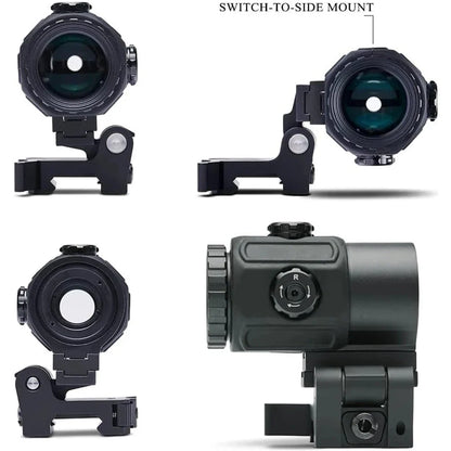 558+G43 Holographic Red Dot Sight – Tactical Collimator Optic with 20mm Rail Mount & Quick Detach Lever for Hunting