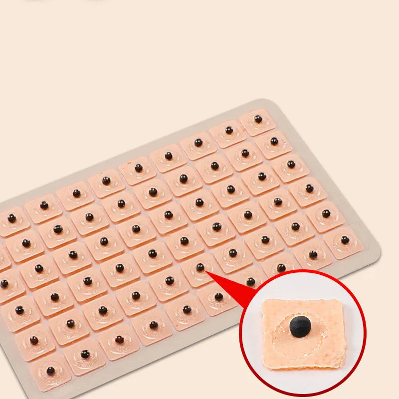 600Pcs Cowherb Seed Ear Stickers - Auriculotherapy Acupuncture for Massage Therapy & Meridian Health