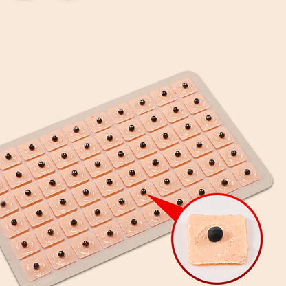 600Pcs Cowherb Seed Ear Stickers - Auriculotherapy Acupuncture for Massage Therapy & Meridian Health