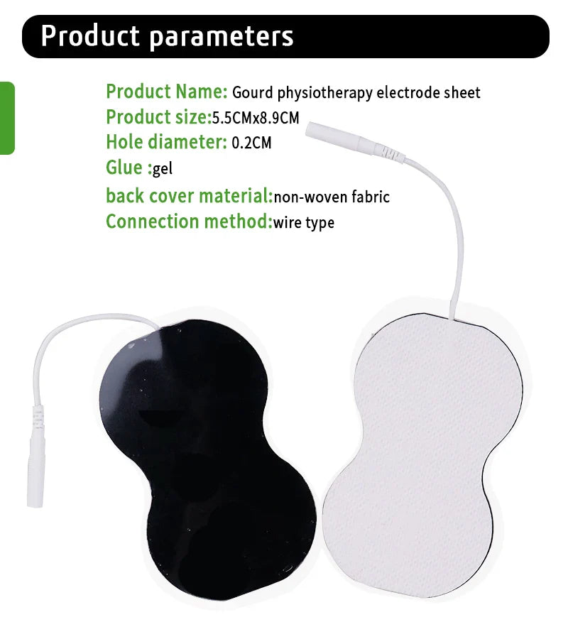 100/50pcs 5x5cm Muscle Stimulator Electrode Pads – Self-Adhesive Non-Woven Replacement for TENS Therapy Machines