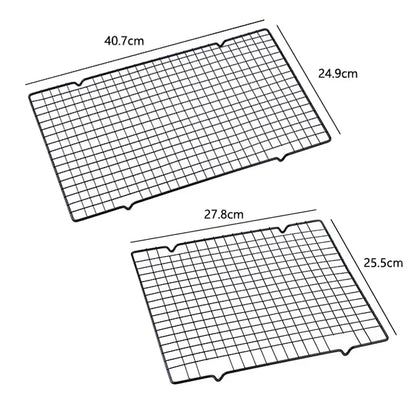 FAISDU Stainless Steel Cooling Rack – Single Layer BBQ & Baking Grid, Bread & Cake Drip Dry Tray Household Baking Tool