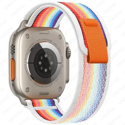 Trail Loop Strap for Apple Watch – Adjustable Band for 49mm 45mm 44mm 42mm 41mm 40mm, Compatible with Series 9 8 7 6 SE 5 4 3